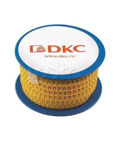 Колечко маркировочное T, 1,3-2,5мм. черное на желтом DKC AZO2TTBY в Ижевске Аксессуары для кабель-канала Pintop.ru