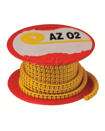 Колечко маркировочное E, 2.5-4мм. черное на желтом DKC AZO3EEBY в Ижевске Крепежные изделия Pintop.ru