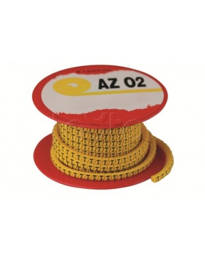 Колечко маркировочное N, 2.5-4мм. черное на желтом DKC AZO3NNBY в Ижевске Крепежные изделия Pintop.ru