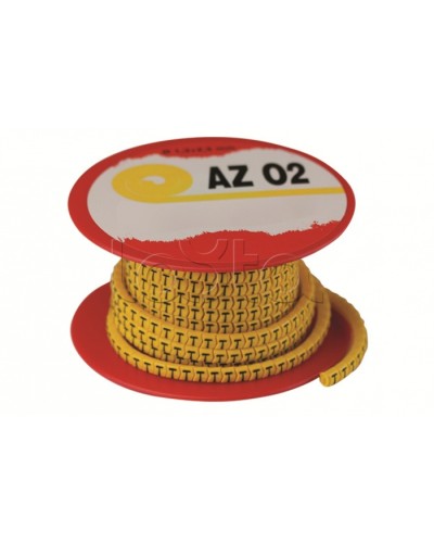 Колечко маркировочное 9, 4-8мм. черное на желтом DKC AZS409BY в Ижевске Крепежные изделия Pintop.ru