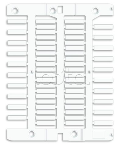 Маркировка для провода, жесткая, для трубочек. 4х18мм. Белая DKC NUT18 в Ижевске Крепежные изделия Pintop.ru