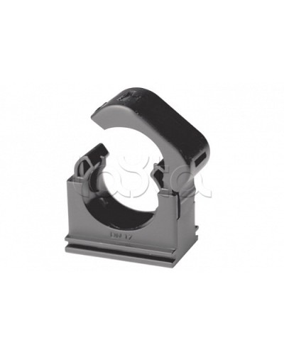 Держатель с крышкой DN 7 мм, полиамид, цвет чёрный DKC PASW07N в Ижевске Крепежные изделия Pintop.ru