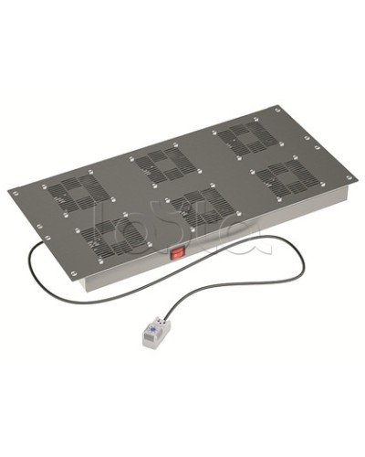 Потолочный вентиляторный модуль, с термостатом 6 вент. для крыши Ш= 600мм DKC R5VSIT6006FT в Ижевске Вентиляторные модули Pintop.ru