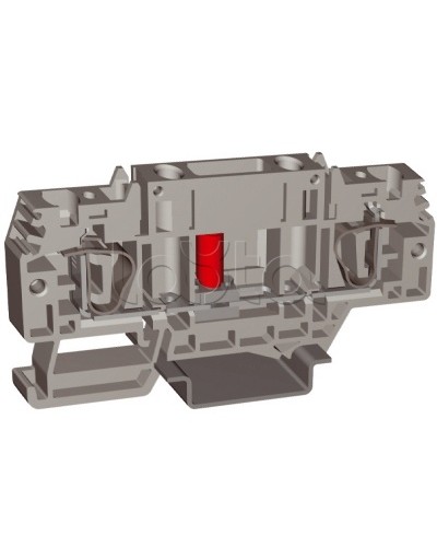 Зажим HSCB.4GR, тестовый с разъединителем, серый , 4 кв.мм DKC ZHB100GR в Ижевске Держатели, клипсы, скобы Pintop.ru