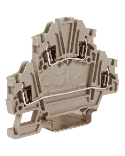 Зажим, серый, 1,5 кв.мм DKC ZHD200GR-RET в Ижевске Держатели, клипсы, скобы Pintop.ru