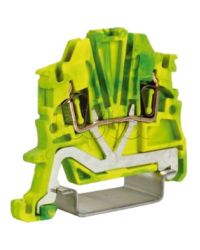 Зажим для заземления, 1,5 кв.мм желто-зеленый DKC ZHT400 в Ижевске Держатели, клипсы, скобы Pintop.ru