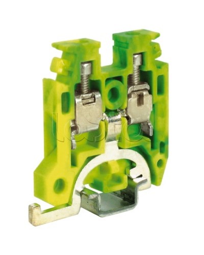 Зажим для заземления желт.зелен 2,5 кв.мм DKC ZTR110 в Ижевске Крепежные изделия Pintop.ru