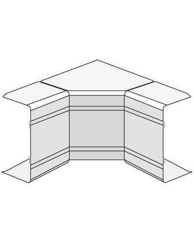 Внутренний изменяемый угол NIAV 150x60 DKC 01731 в Ижевске Аксессуары для кабель-канала Pintop.ru