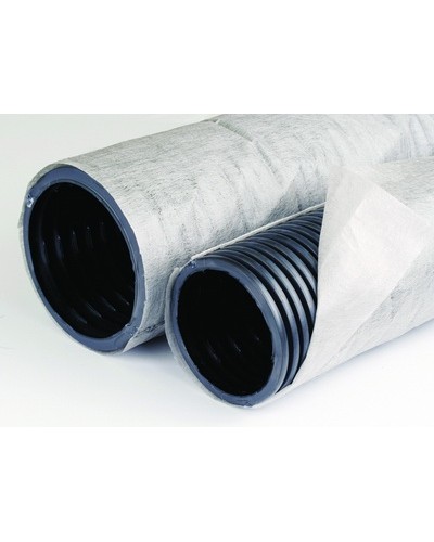 Труба ПНД гибкая дренажная д.125мм с геофильтром SN6, перфорация 360 град DKC (141912A) в Ижевске Труба гофрированная Pintop.ru