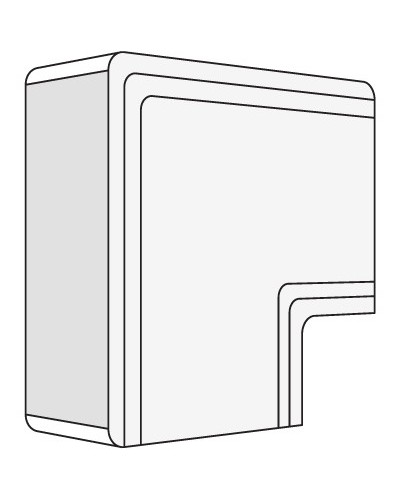 Угол плоский 40x40 NPAN DKC 01738 в Ижевске Аксессуары для кабель-канала Pintop.ru