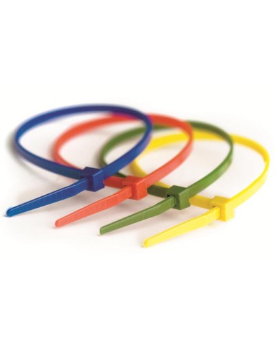 Хомут-стяжка нейлоновый, стандартный PL6.6 3.6х200 мм зеленый DKC 25214CV (100 шт/уп) в Ижевске Стяжки-хомуты Pintop.ru