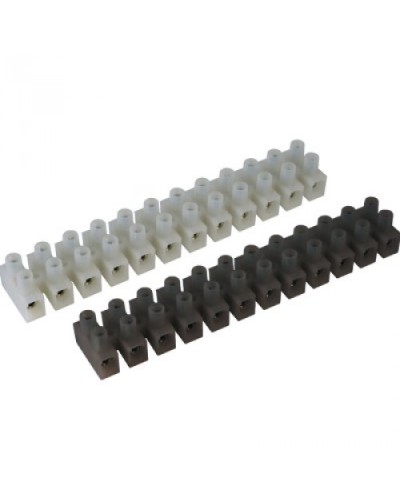 Клемник полипропилен черный, 12р,450V, 24A, 2.5мм.кв DKC 43112PL/R в Ижевске Клеммные колодки Pintop.ru