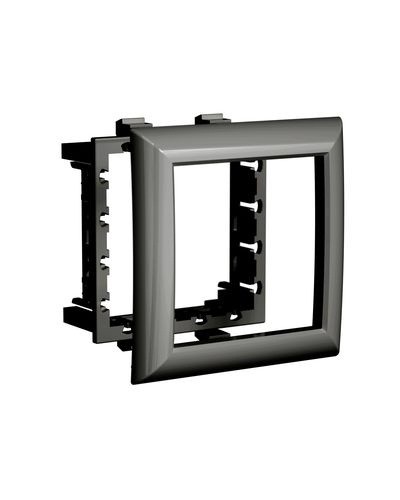 Рамка-суппорт Avanti черный для In-liner Front, 2 мод. DKC 4402912 в Ижевске Аксессуары для лотков Pintop.ru