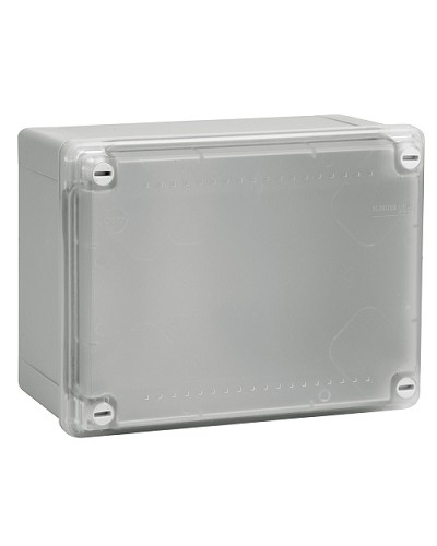 Коробка ответвит. с гладкими стенками, прозрачная, IP56, 240х190х90 мм DKC 54220 в Ижевске Распределительные коробки Pintop.ru