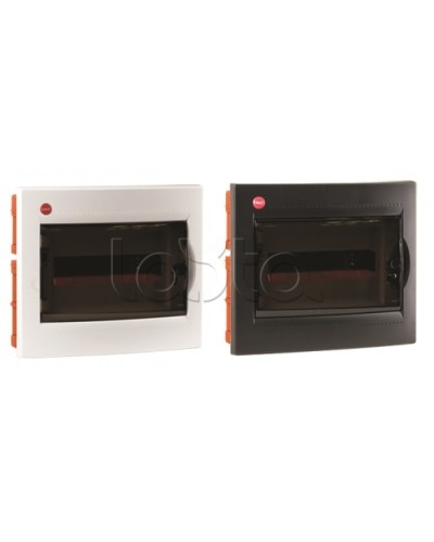 Щиток встраив.с двер.12мод.,IP41,бел., с клем.блок.1х87512 и замком DKC (81912) в Ижевске Распределительные коробки Pintop.ru