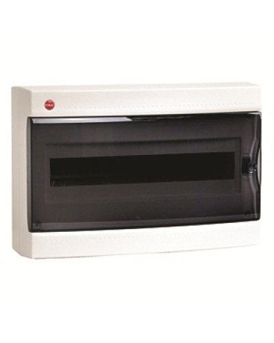 Щиток настенный-18з проз/дв IP40 бел +2 клем.бл ДКС 84918 в Ижевске Боксы для автоматов Pintop.ru