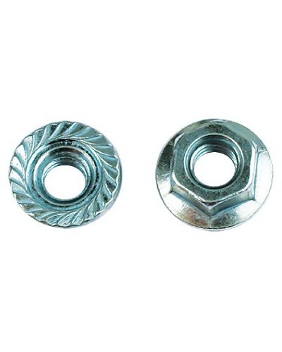 Гайка с насечкой, препятствующей откручиванию М10, нержавеющая сталь DKC CM101000INOX в Ижевске Крепеж Pintop.ru