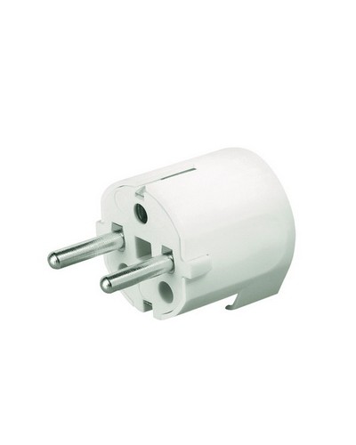 Вилка кабельная, бытовая с боковым вводом кабеля. Черная. IP20 16А 2P+E 230В DKC DIS13083N в Ижевске Аксессуары для стоек и шкафов Pintop.ru