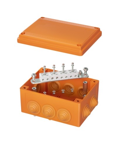 Коробка пластиковая FS с кабельными вводами иклеммниками,IP55,150х110х70мм, 8р, 450V,6A,4мм.кв DKC (FSB21804) в Ижевске Распределительные коробки Pintop.ru