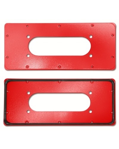 Фланец красный для ST с перф. Тип 5 DKC R5FPST03-RAL3000 в Ижевске Аксессуары для стоек и шкафов Pintop.ru