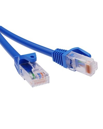 Патч-корд неэкранированный CAT6 U/UTP 4х2, LSZH, синий, 5м DKC RN6UU4550BL в Ижевске Патчкорды (медные) Pintop.ru