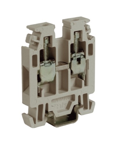 Зажим 2,5 кв.мм серый DKC ZRN500GR в Ижевске Крепежные изделия Pintop.ru