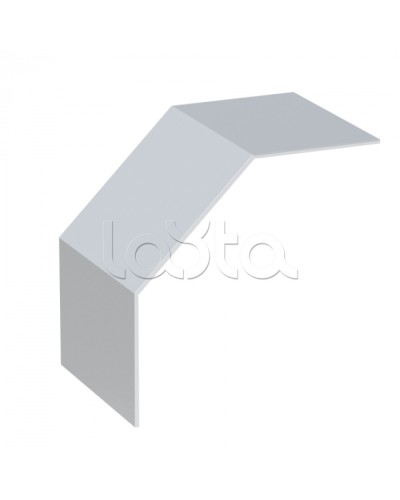 Крышка на угол 90 градусов верт. внеш. лестн. усиленная 100x600 мм (2 мм) HDZ EKF (kvoltp90100600-2-HDZ) в Ижевске Аксессуары для лотков Pintop.ru