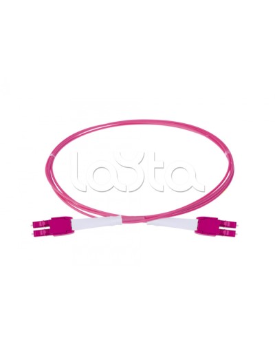 Оптический шнур HD, OM4, 2×50/125, дуплекс LC - дуплекс LC, UNIBOOT PUSH-PULL, 3 м Eurolan (41B-40-LC-LC-03) в Ижевске Патч-корды и пигтейлы Pintop.ru