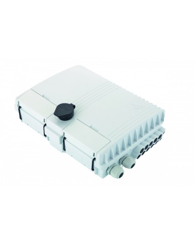 Бокс оптический настенный FTTx, IP65, 16 адаптеров, белый Eurolan (48P-00-16-65WT) в Ижевске Проходные адаптеры и розетки оптические Pintop.ru