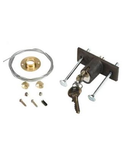 Замок дистанционной разблокировки потолочного привода с ключом №1 Faac 424591001 в Ижевске Запчасти для шлагбаумов и автоматики Pintop.ru