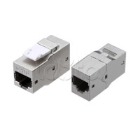 Проходной адаптер Hyperline (CA2-KJ-C6-SH-BK)