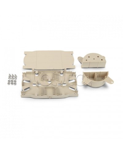 Набор для комплектации боксов FO-19BX для сварки (сплайс бокс): сплайс-пластина и организаторы для кабеля, для боксов, на 24 КДЗС Hyperline FO-SPL-1U-KIT в Ижевске Кроссы оптические Pintop.ru