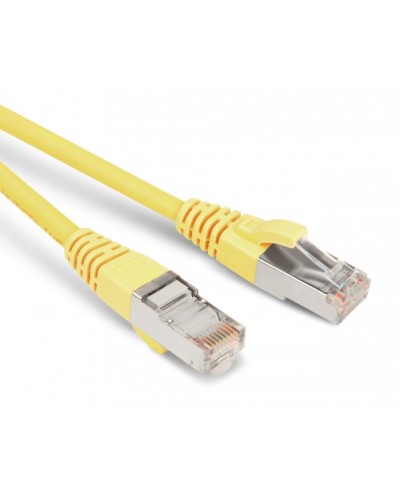 Патч-корд F/UTP Hyperline PC-LPM-STP-RJ45-RJ45-C6-3M-LSZH-YL в Ижевске Патчкорды (медные) Pintop.ru