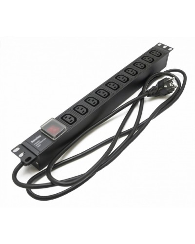 Блок розеток Hyperline SHE19-10IEC-S-2.5EU в Ижевске Блоки розеток Pintop.ru