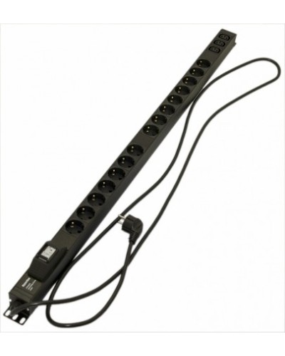 Блок розеток Hyperline SHE-15SH-3IEC-B-2.5EU в Ижевске Блоки розеток Pintop.ru