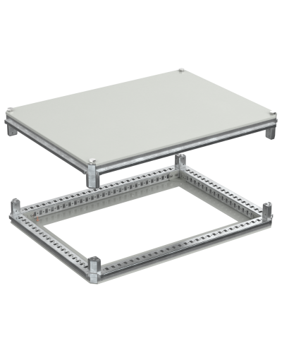 FORMAT Крыша и основание (под фланец) 600х800мм IEK (FO-00-KOF-060-080) в Ижевске Аксессуары для стоек и шкафов Pintop.ru