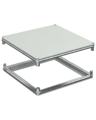 FORMAT Крыша и основание (под фланец) 800х800мм IEK (FO-00-KOF-080-080) в Ижевске Аксессуары для стоек и шкафов Pintop.ru