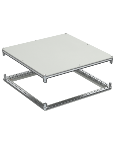 FORMAT Крыша и основание (под фланец) 1000х1000мм IEK (FO-00-KOF-100-100) в Ижевске Аксессуары для стоек и шкафов Pintop.ru