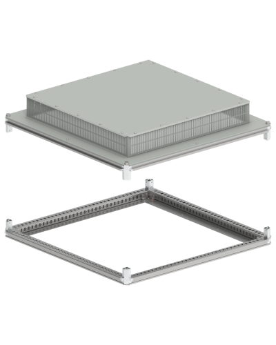 FORMAT Крыша и основание (под фланец) 1000х1000мм IP31 IEK (FO-00-KOF-100-100-31) в Ижевске Аксессуары для стоек и шкафов Pintop.ru