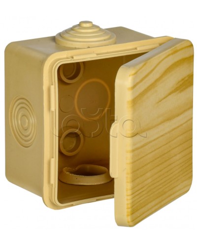 Коробка расп. КМ для о/п D=85х40мм IP54 4 вв. сосна IEK (UKO21-085-040-000-K34-54) в Ижевске Распределительные коробки Pintop.ru