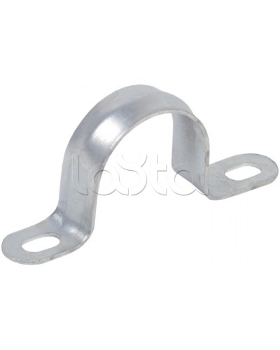 Скоба двухлапковая d31-32 IEK CMAT11-31-100 в Ижевске Держатели, клипсы, скобы Pintop.ru