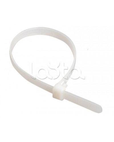 Стяжка 300x3,6 мм нейлоновая, белая IEK UHH31-D036-300-100 в Ижевске Стяжки-хомуты Pintop.ru