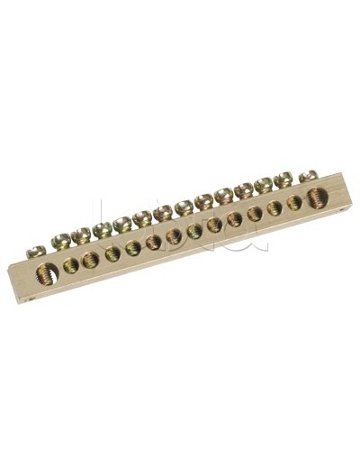 Шина нулевая 8x12 8/2 IEK YNN21-08-100 в Ижевске Клеммные колодки Pintop.ru