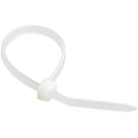 Хомут с площадкой ХП1 3,0x200, белый, 100шт\упак, IEK UHH61-3-200-100