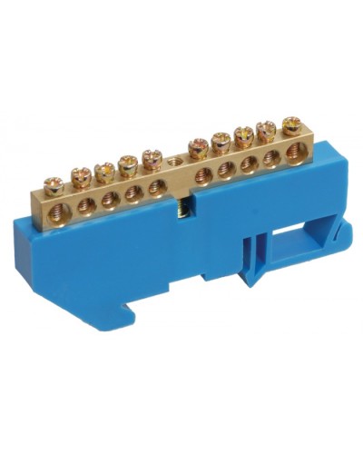 Шина нулевая на DIN-изолятор ШНИ-6х9-8-Д-С IEK YNN10-69-8D-K07 в Ижевске Клеммные колодки Pintop.ru