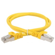 ITK Коммутационный шнур (патч-корд), кат.5Е FTP, 3м, желтый (PC05-C5EF-3M)