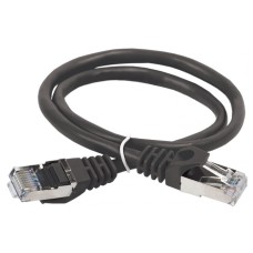 ITK Коммутационный шнур (патч-корд), кат.5Е FTP, 3м, черный (PC09-C5EF-3M)