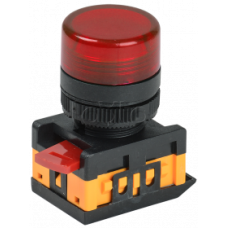 Лампа AL-22TE сигнальная d22мм красный неон/240В цилиндр IEK (BLS30-ALTE-K04)