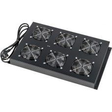 Блок 6-ти вентиляторов в крышу шкафа DCS глубиной 1070/1200 мм LANMASTER (LAN-DC-CB-FAN6-10)