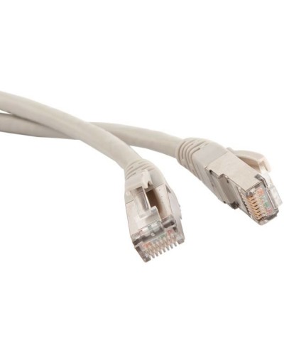 Патч-корд RJ45 FTP кат.6A, 1.0 м, серый LSZH LANMASTER LAN-PC45/S6A-1.0-GY в Ижевске Патч-корды и пигтейлы Pintop.ru